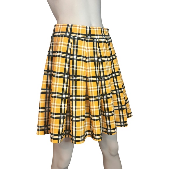 Pretty Little Thing Schoolgirl Plaid Skirt Tartan Check Pleated Tennis Skater - Picture 10 of 15